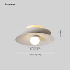 Iluminación en cocina diseño circular y elegante de techo