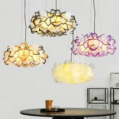 Lámparas colgantes para dormitorios infantiles diseño moderno de pétalos
