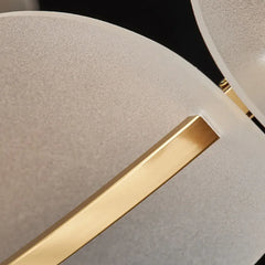 Lámpara colgante circular con forma de pétalos para comedor de estilo moderno