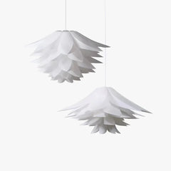 Lamparas colgantes de techo para dormitorios modernas en forma de loto