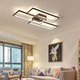 Lámpara de Techo LED Moderna de Diseño Creativo Geométrico y Regulable para Salón