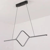 Lámpara lineal barra led colgante de diseño minimalista para comedor