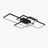 Lámpara de Techo Geométrica LED Regulable de Diseño Moderno Longitud 90 cm para Salón