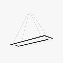 Lámpara colgante oficina led de diseño moderno rectangular