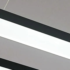 Lámpara colgante oficina led de diseño moderno rectangular