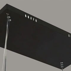 Lámpara colgante oficina led de diseño moderno rectangular