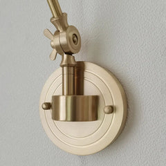 Lamparas de lectura para dormitorio diseño retro ajustable vidrio