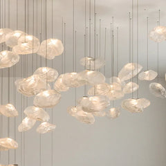 Lamparas decorativas colgantes de diseño moderno y vidrio