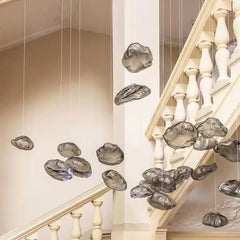 Lamparas decorativas colgantes de diseño moderno y vidrio