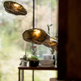 Lamparas decorativas colgantes de diseño moderno y vidrio