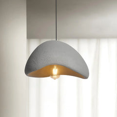Lámpara colgante creativa para comedor de estilo crema