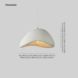 Lámpara colgante creativa para comedor de estilo crema
