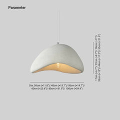 Lámpara colgante creativa para comedor de estilo crema