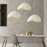 Lámpara colgante creativa para comedor de estilo crema