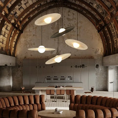 Lámpara colgante con patrón de ondas de agua moderna