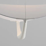 lámpara colgante blanca estilo nórdico minimalista