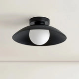 Lámpara de Techo LED Moderna de Metal Tipo Cuenco para Pasillo