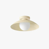 Lámpara de Techo LED Moderna de Metal Tipo Cuenco para Pasillo