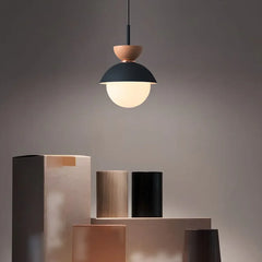 lámpara colgante moderna estilo macaron