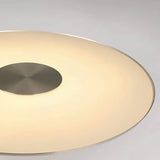 Lámpara colgante moderna LED regulable tipo plato para comedor