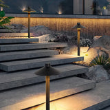 Lámpara de estaca solar LED IP65 para jardín con diseño de hongo