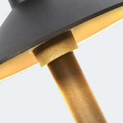 Lámpara de estaca solar LED IP65 para jardín con diseño de hongo