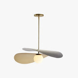 Lámparas colgantes led modernas diseño sombrero de madera