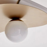 Lámparas colgantes led modernas diseño sombrero de madera
