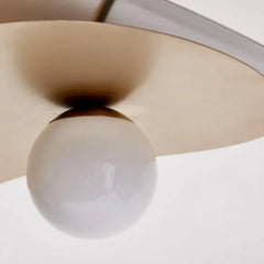 Lámparas colgantes led modernas diseño sombrero de madera