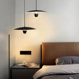 Plafon led comedor diseño de disco negro