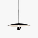 Plafon led comedor diseño de disco negro