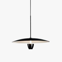 Plafon led comedor diseño de disco negro