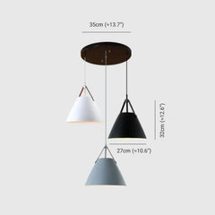 Lamparas colgantes nordicas diseño moderno LED para comedor