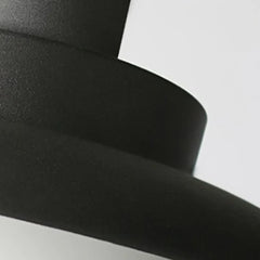 Lampara colgante exterior negra mate para terraza y jardín