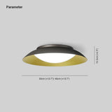 Lamparas de techo recibidor diseño circular minimalista de iluminación