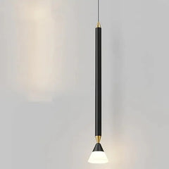 Lámpara colgante de línea larga para dormitorio moderna