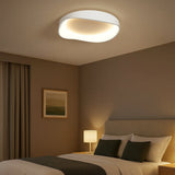 Lámpara de techo de diseño moderno redonda LED blanca luz suave para dormitorio