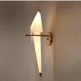 Apliques para dormitorio de matrimonio diseño en forma de grulla
