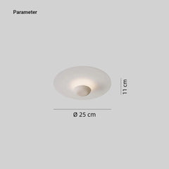 Lamparas de pasillo de techo LED redonda blanca