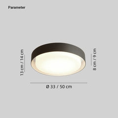 Lampara de Techo Para Baño Moderna LED IP65 Diseño Redondo