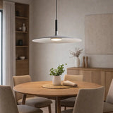 Lámpara colgante plato LED moderna regulable en altura para comedor