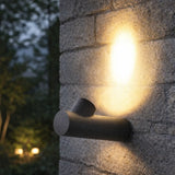 Aplique de pared exterior moderno de metal LED IP65