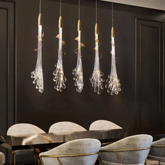 Lámpara Moderna Colgante de Techo de Vidrio