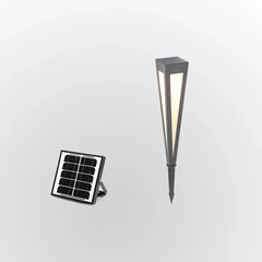 Baliza solar LED de exterior IP65 con diseño moderno para jardín