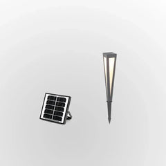 Baliza solar LED de exterior IP65 con diseño moderno para jardín