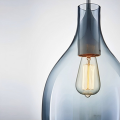 Lámpara colgante de gotas de cristal de estilo moderno para comedor