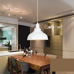 Lámpara colgante de hierro para comedor de estilo industrial