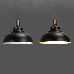 Lámpara colgante de hierro para comedor de estilo industrial