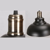Lámpara colgante de hierro para comedor de estilo industrial