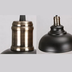 Lámpara colgante de hierro para comedor de estilo industrial